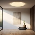 چراغ سقفی سه حالته ریموت دار 100 وات مدل دراپ کد 2402 - Image 3